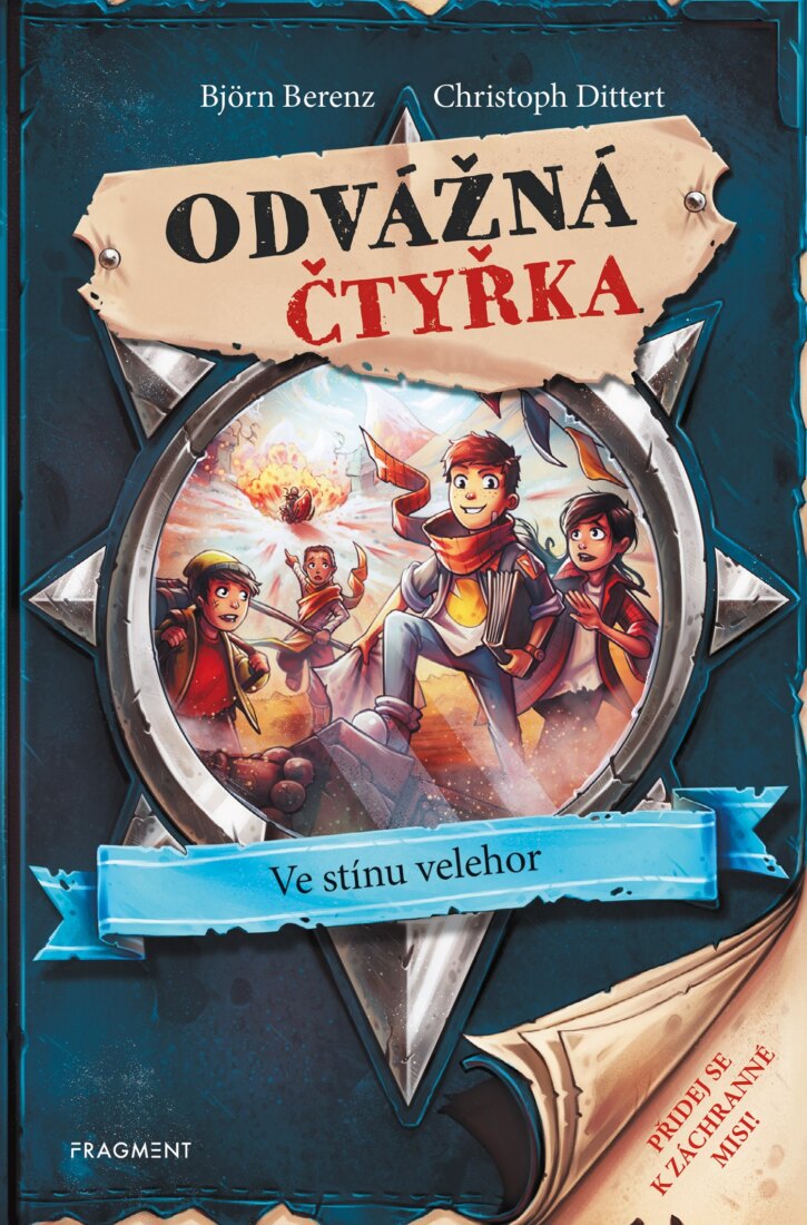 Obálka knihy Odvážná čtyřka - Ve stínu velehor
