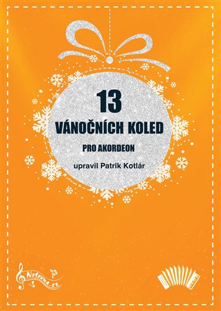 Obálka knihy 13 vánočních koled pro akordeon