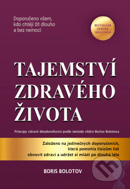 Obálka knihy Tajemství zdravého života