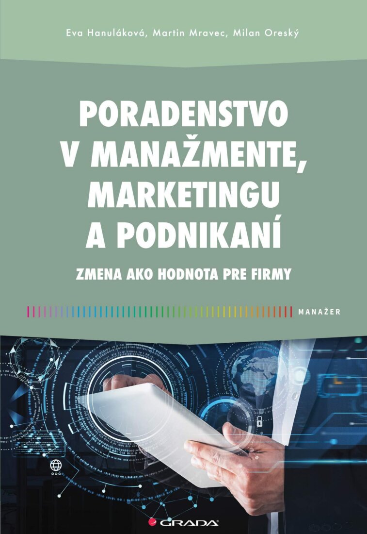 Obálka knihy Poradenstvo v manažmente, marketingu a podnikaní
