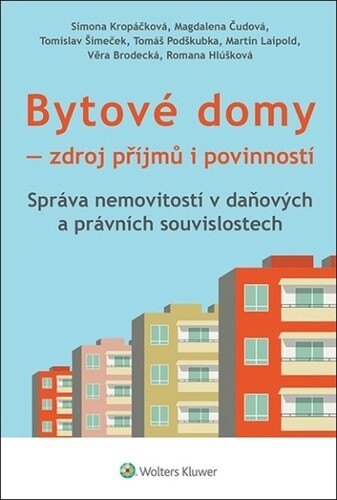Obálka knihy Bytové domy :Zdroj příjmů i povinností