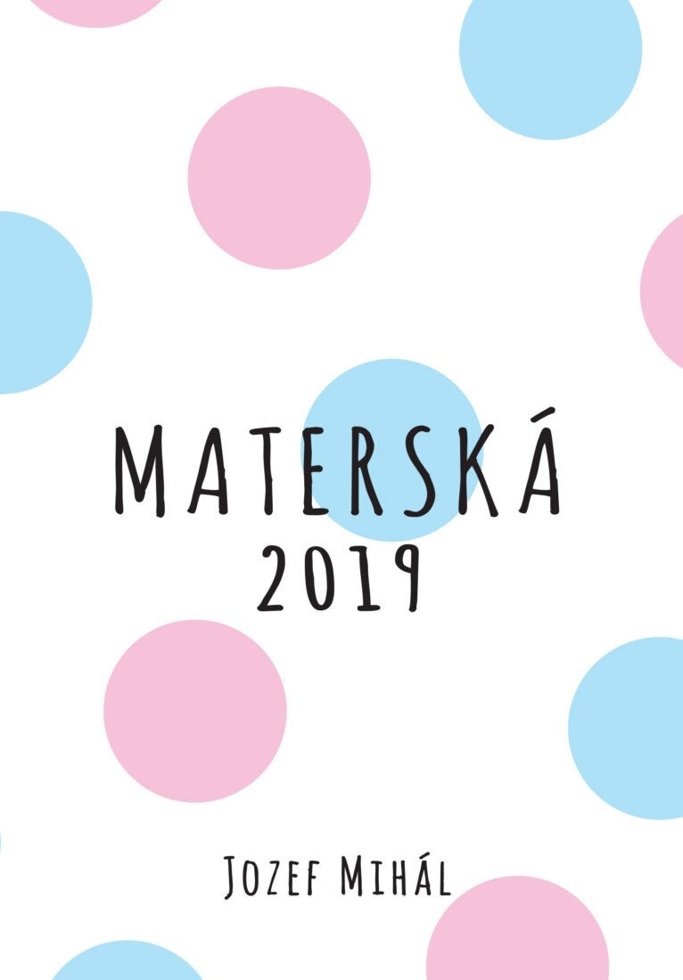 Obálka knihy Materská 2019