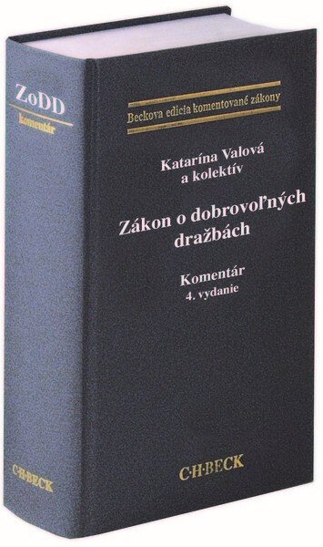 Obálka knihy Zákon o dobrovoľných dražbách. Komentár. 4. vydanie