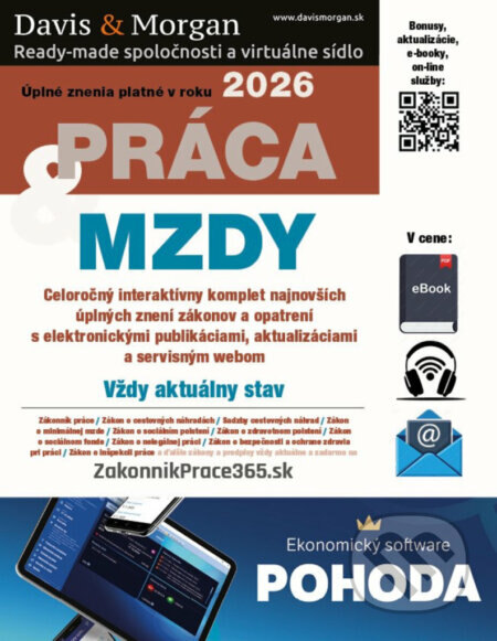 Obálka knihy Práca a Mzdy 2026