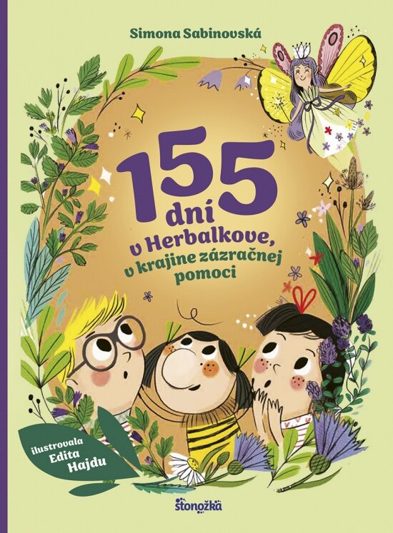 Obálka knihy 155 dní v Herbalkove, v krajine zázračnej pomoci