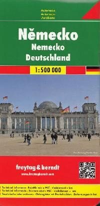 Obálka knihy NĚMECKO DEUTSCHLAND 1:500 000
