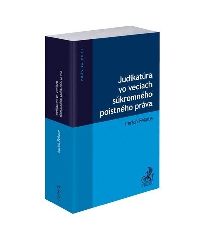 Obálka knihy Judikatúra vo veciach súkromného poistného práva