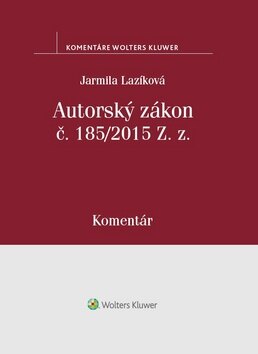 Obálka knihy Autorský zákon č. 185/2015 Z. z