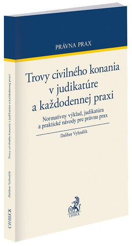 Obálka knihy Trovy civilného konania v judikatúre a každodennej praxi