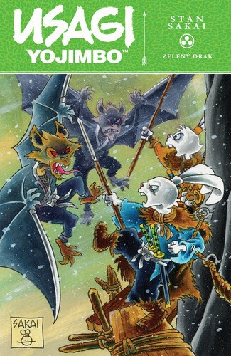Obálka knihy Usagi Yojimbo Zelený drak