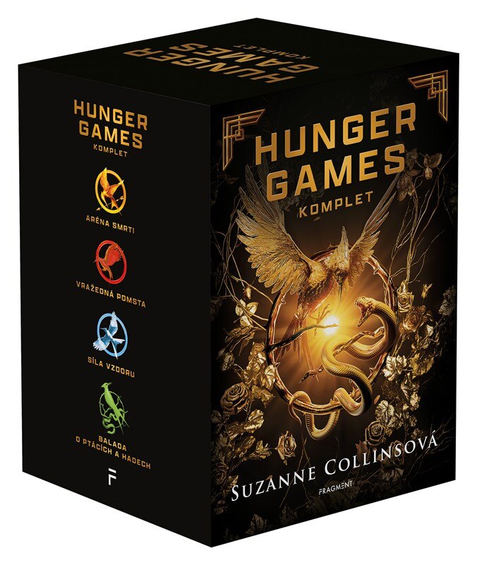 Obálka knihy Hunger Games – komplet, 1.-4.díl - box