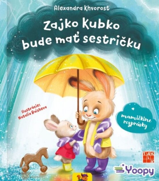 Obálka knihy Zajko Kubko bude mať sestričku