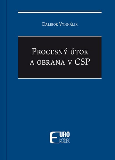 Obálka knihy Procesný útok a obrana v CSP