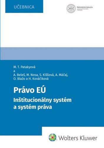 Obálka knihy Právo EÚ