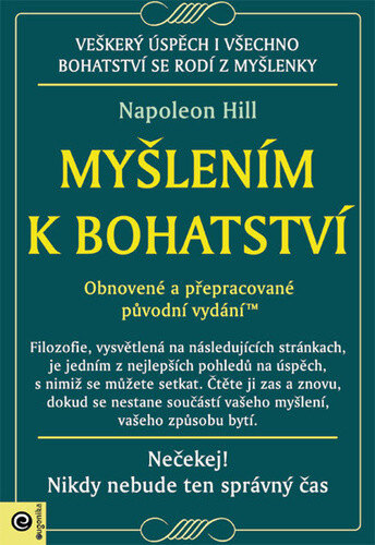 Obálka knihy Myšlením k bohatství