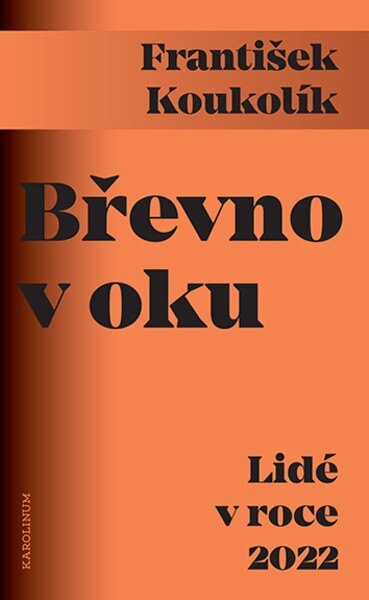 Obálka knihy Břevno v oku: Lidé v roce 2022