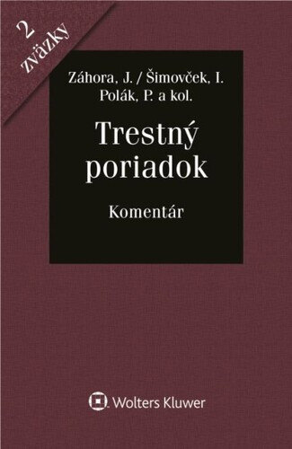 Obálka knihy Trestný poriadok