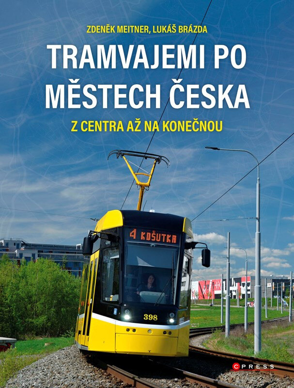 Obálka knihy Tramvajemi po městech Česka