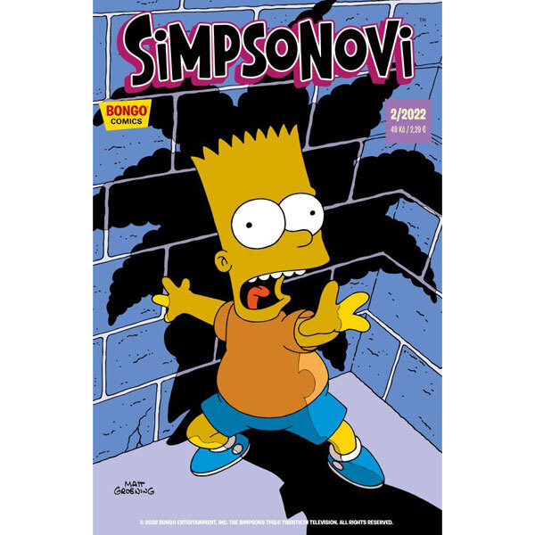 Obálka knihy Simpsonovi 02/2022