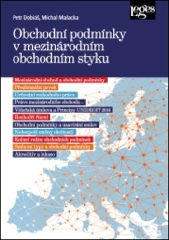 Obálka knihy Obchodní podmínky v mezinárodním obchodním styku