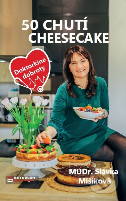 Obálka knihy 50 chutí cheesecake