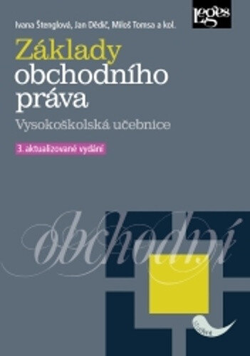 Obálka knihy Základy obchodního práva