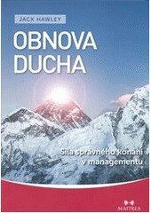 Obálka knihy Obnova ducha