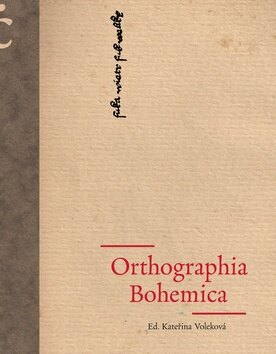 Obálka knihy Orthographia Bohemica