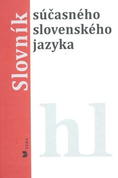 Obálka knihy Slovník súčasného slovenského jazyka hl