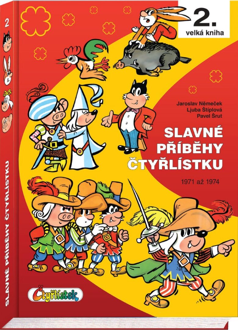 Obálka knihy Slavné příběhy čtyřlístku