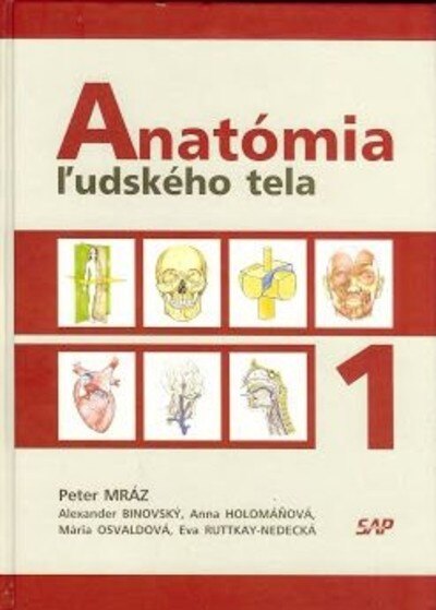 Obálka knihy Anatómia ľudského tela 1