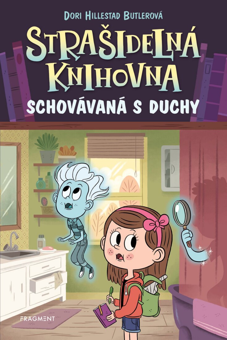 Obálka knihy Strašidelná knihovna – Schovávaná s duchy