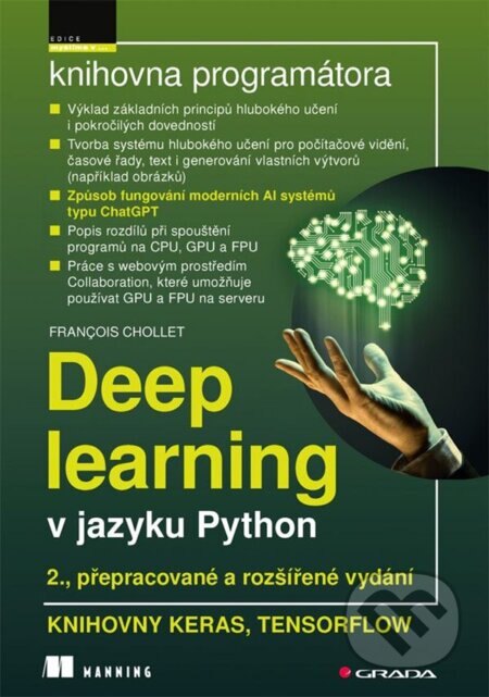 Obálka knihy Deep learning v jazyku Python