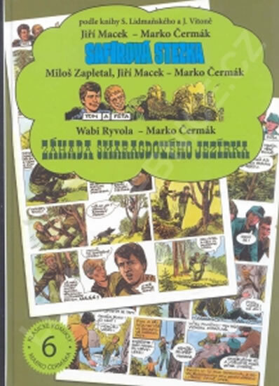Obálka knihy Safírová stezka / Tom a Péťa / Záhada Smaragdového jezírka