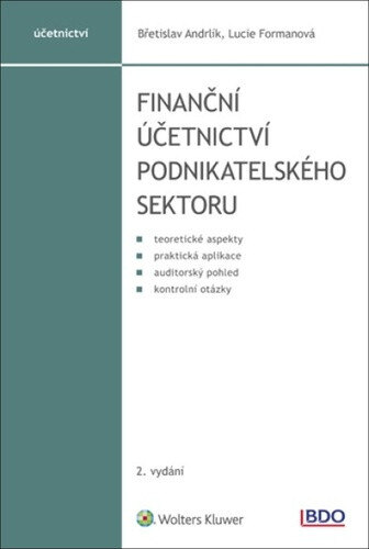 Obálka knihy Finanční účetnictví podnikatelského sektoru