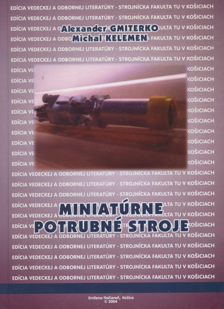 Obálka knihy Miniatúrne potrubné stroje