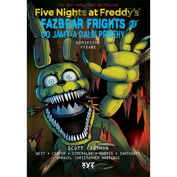 Obálka knihy Five Nights at Freddy's: Do jámy a další příběhy (grafický román)
