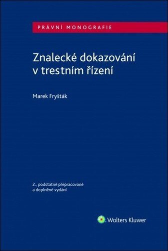 Obálka knihy Znalecké dokazování v trestním řízení