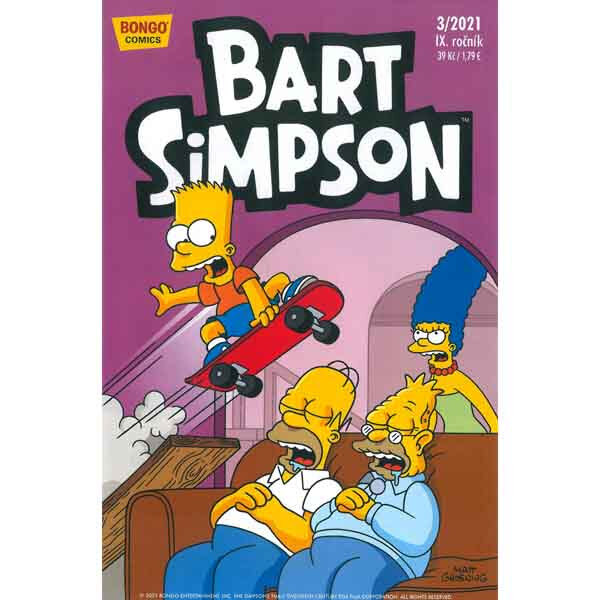 Obálka knihy Simpsonovi: Bart Simpson 03/2021