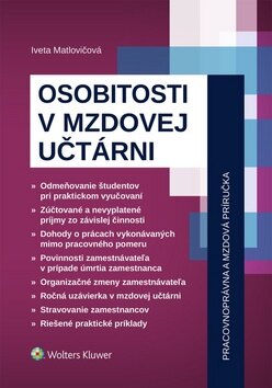 Obálka knihy Osobitosti v mzdovej učtárni