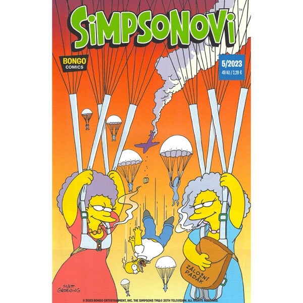 Obálka knihy Simpsonovi 05/2023