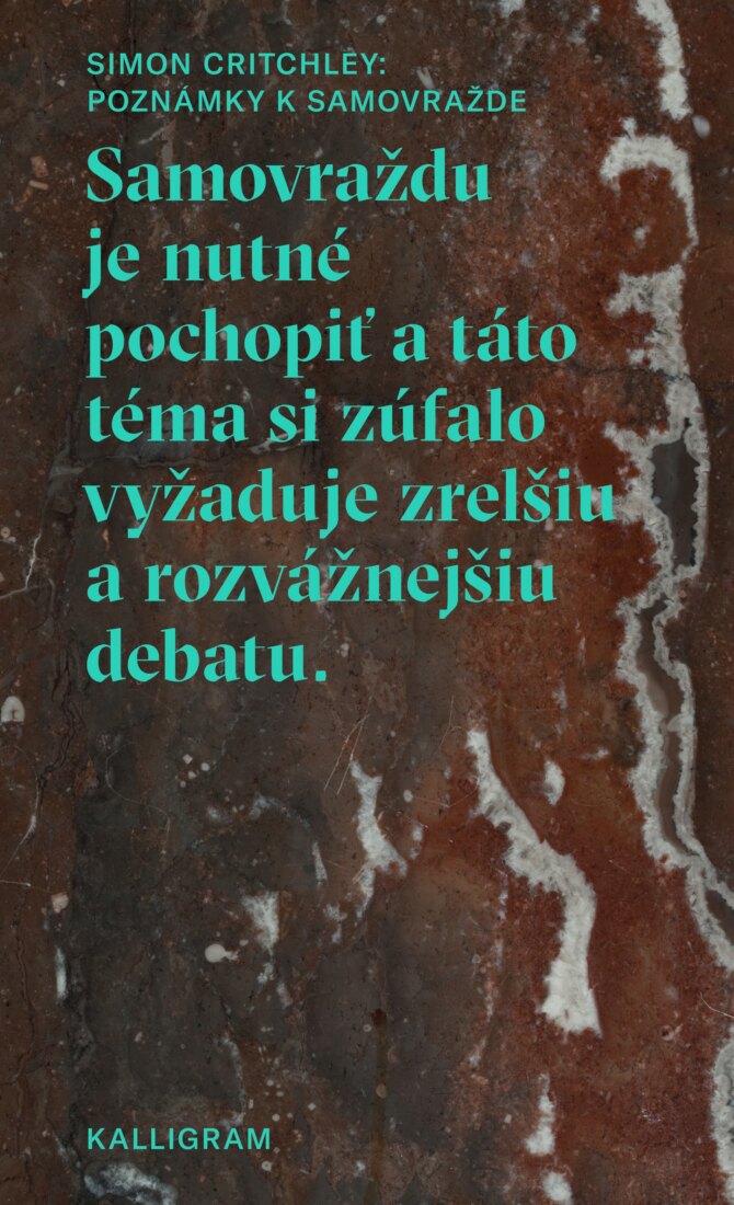 Obálka knihy Poznámky k samovražde