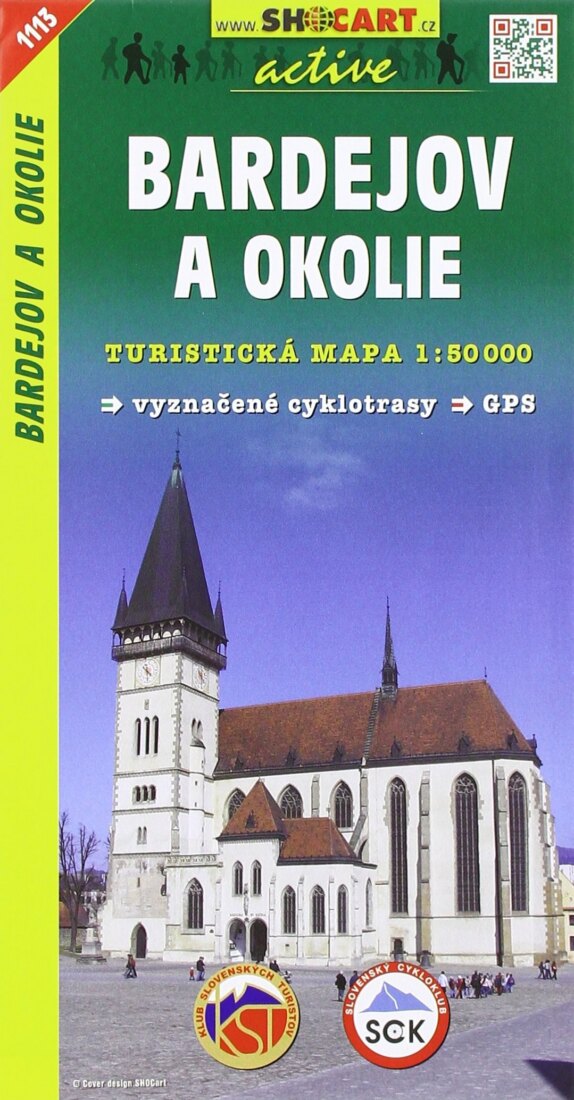 Obálka knihy Bardejov a okolie 1:50 000
