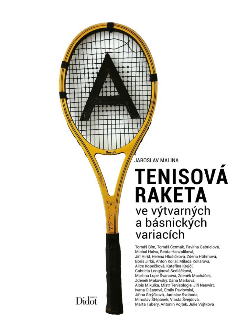 Obálka knihy Tenisová raketa ve výtvarných a básnických variacích