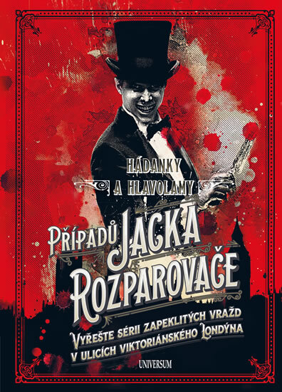 Obálka knihy Hádanky a hlavolamy případů Jacka Rozpar