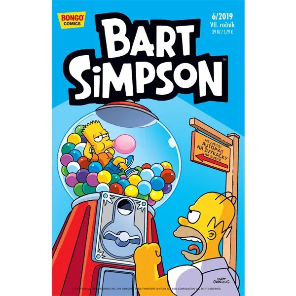 Obálka knihy Simpsonovi: Bart Simpson 06/2019