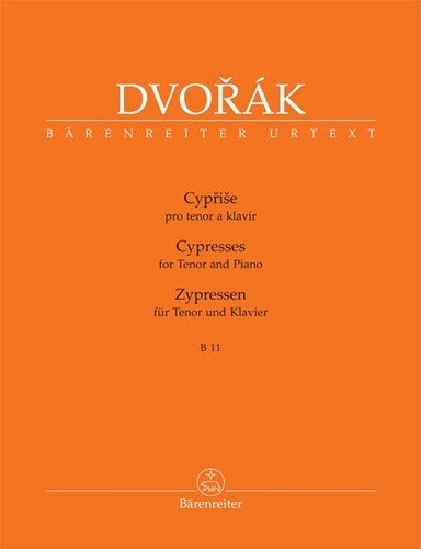 Obálka knihy Cypřiše pro tenor a klavír