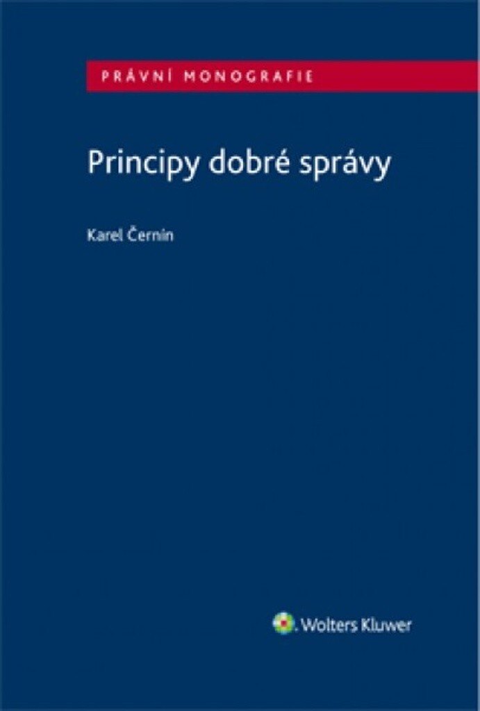 Obálka knihy Principy dobré správy
