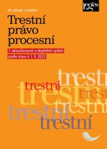 Obálka knihy Trestní právo procesní