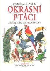 Obálka knihy Okrasní ptáci v ilustracích pavla pracházky